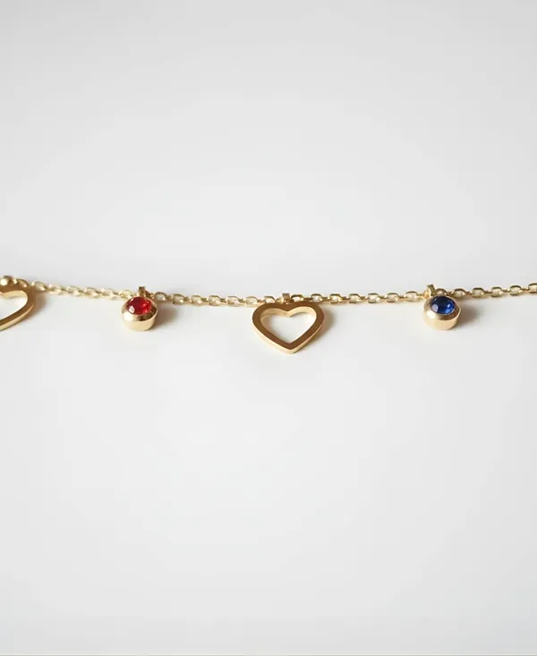 Pink_Stainless_Steel_Anti_Tarnish_Amora_Bracelet_For_Women