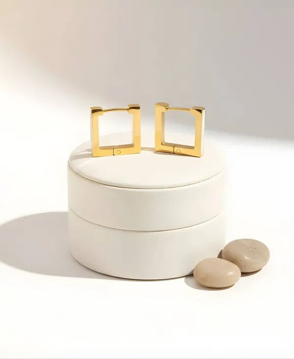 White_Stainless_Steel_Anti_Tarnish_Marble_Edge_Hoops_For_Women