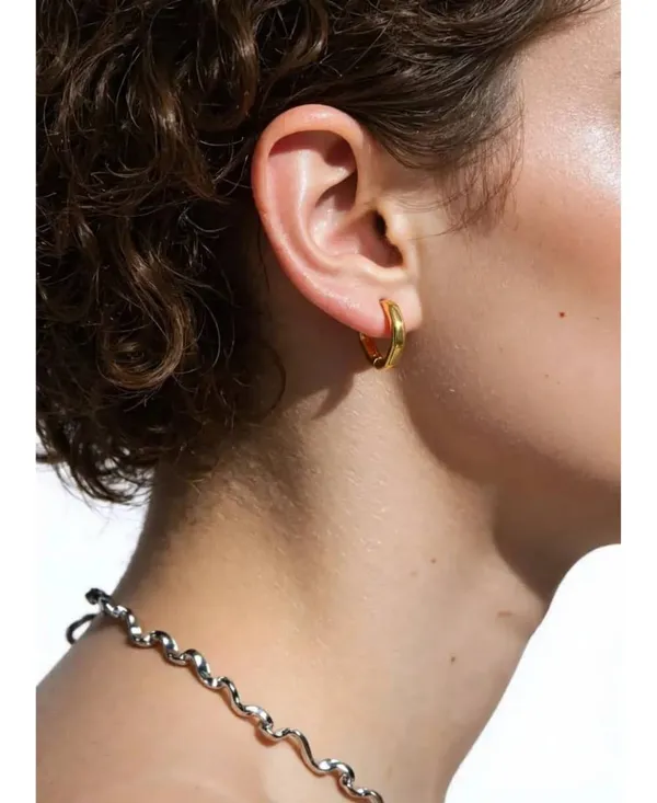 Golden_Stainless_Steel_Anti_Tarnish_Hexa-Chic_Hoops_For_Women