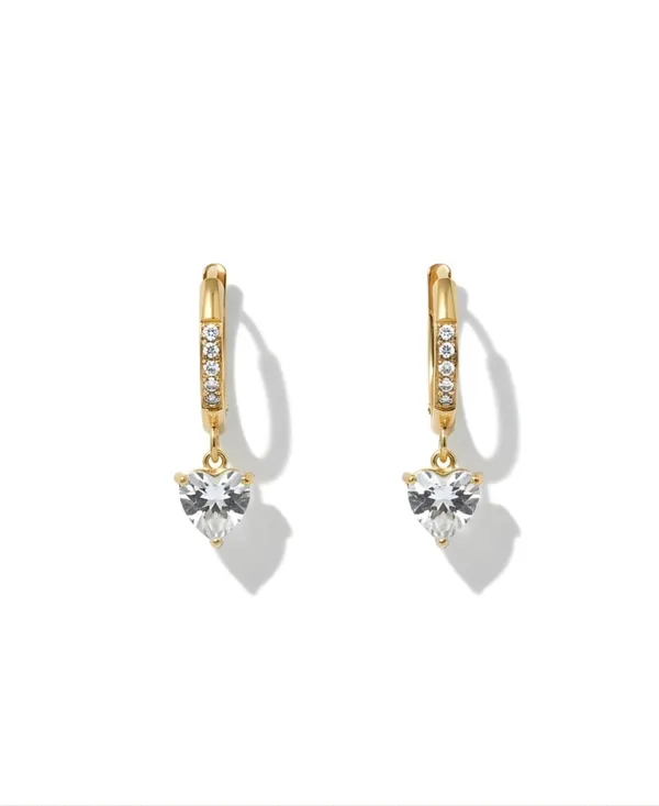 White_Stainless_Steel_Anti_Tarnish_Crystal_Heart_Drops_For_Women