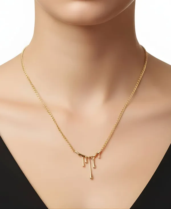 Golden_Stainless_Steel_Anti_Tarnish_Lava_Drop_For_Women