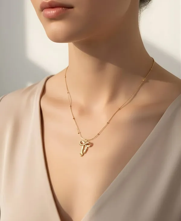 Golden_Stainless_Steel_Anti_Tarnish_Belle_Necklace_For_Women