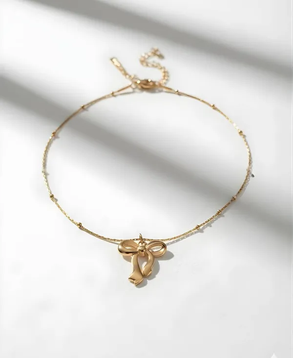 Golden_Stainless_Steel_Anti_Tarnish_Belle_Necklace_For_Women