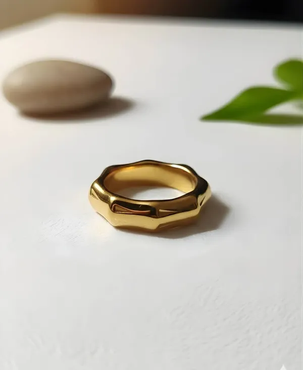 Chunky_Band_Ring_For_Women_Golden_Stainless_Steel_Anti_Tarnish
