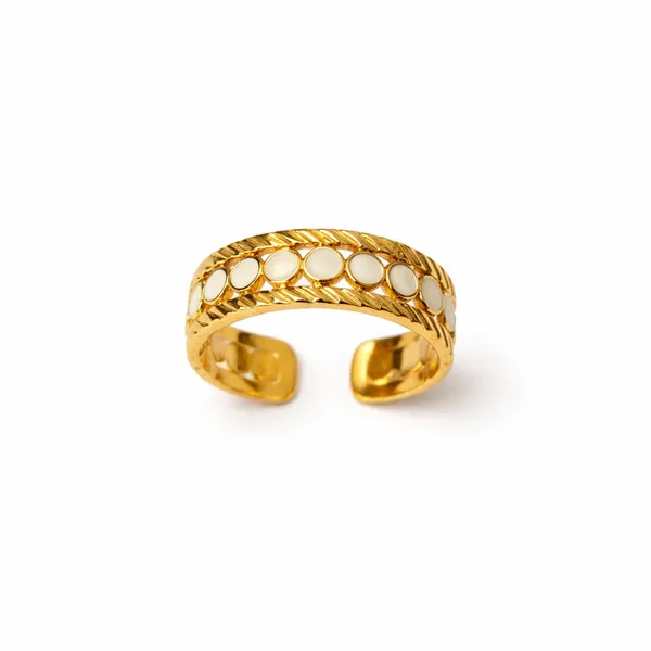 Regal_Dot_Ring_Golden_Stainless_Steel_Anti_Tarnish_For_Women