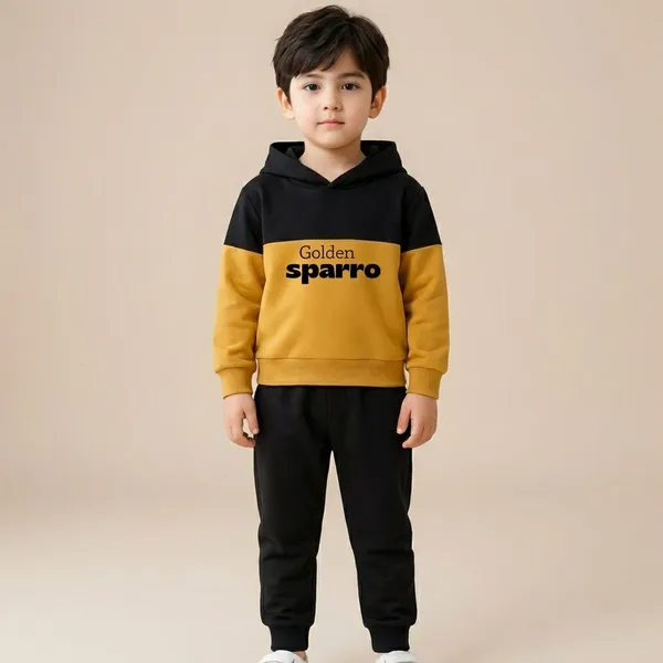 Black_And_Gold__100_%_Cotton_Hoodie_With_Pant_For_Kids