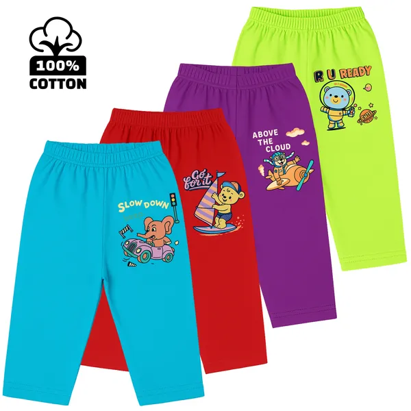 Multicolor_100_%_Cotton_Kids_Pant_For_Kids_(Pack_Of_4)