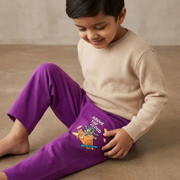 Multicolor_100_%_Cotton_Kids_Pant_For_Kids_(Pack_Of_4)