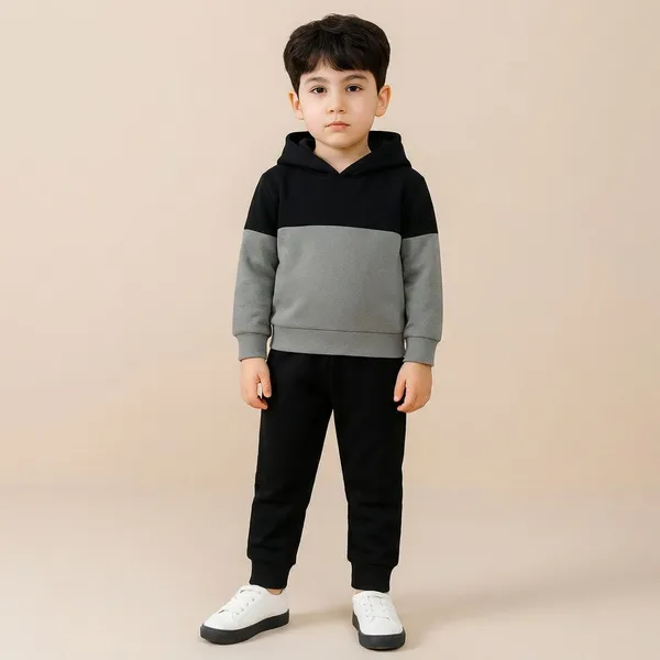 Grey_And_Black_100_%_Cotton_Hoodie_With_Pant_Set_For_Kids