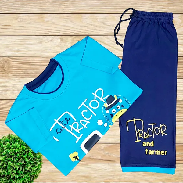 Red_And_Blue_100_%_Cotton_T-Shirt_&_Pant_Set_For_Kids(Pack_Of_2)