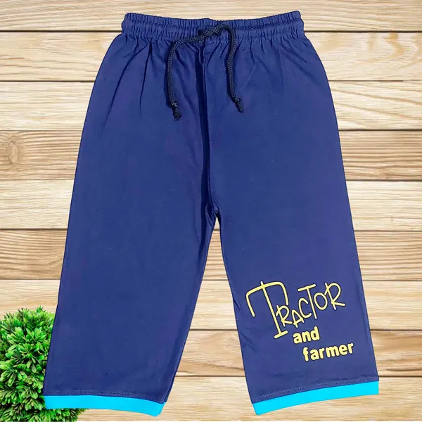 Turquoise_And_Navy_100_%_Cotton_T-Shirt_&_Pant_Set_For_Kids