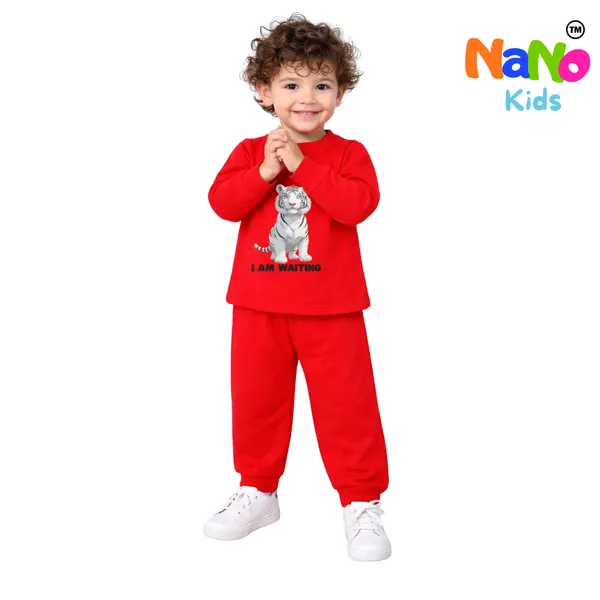 Red_100_%_Cotton_Co-Ord_Set_For_Kids