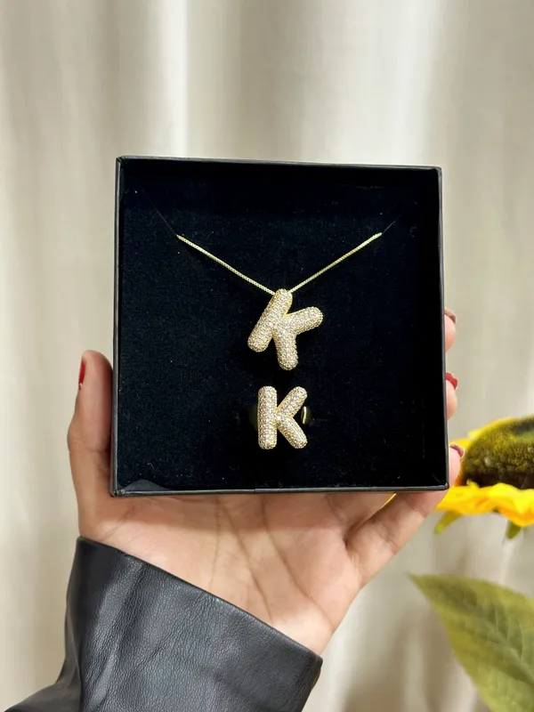 Initials_Studded_Necklace_And_Ring_Combo_For_Women