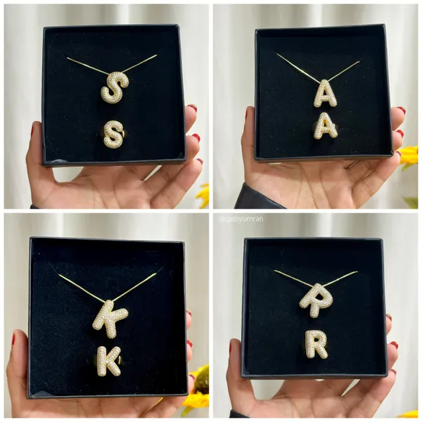 Initials_Studded_Necklace_And_Ring_Combo_For_Women