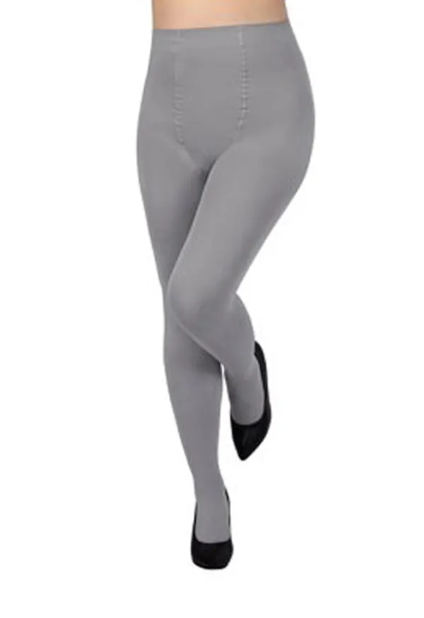 Lightgrey_Charcoal_Grey_Stylish_Everyday_Pantyhose_Under_Garments_For_Women