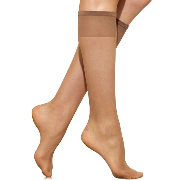 Natural_Tan_Pairs_Knee_High_Smooth_Stocking_By_Marks_And_Spencer_Under_Garments_For_Women