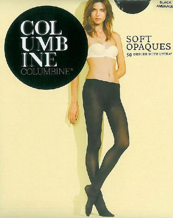Chocolate_Columbine_Soft_Opaques_Pantyhose/Tights_Under_Garments_For_Women