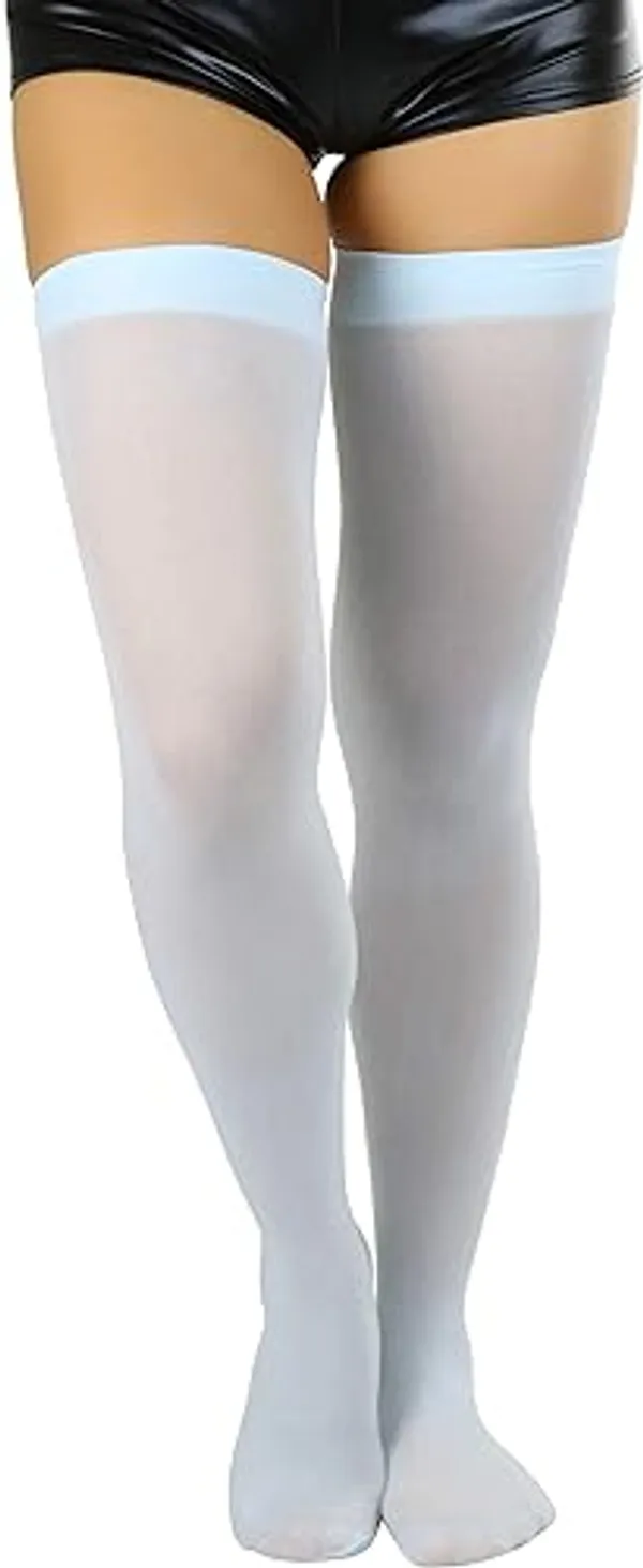 Lightgrey_Classic_Sheer_Stockings _Under_Garments_For_Women