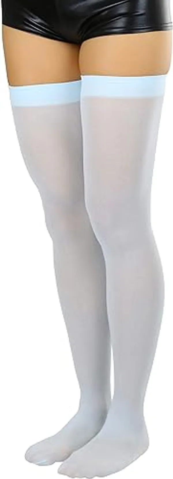 Lightgrey_Classic_Sheer_Stockings _Under_Garments_For_Women