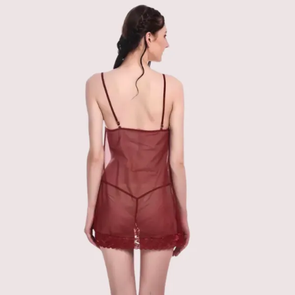 Multicolor_Flirty_Sheer_Chemise_Under_Garments_For_Women