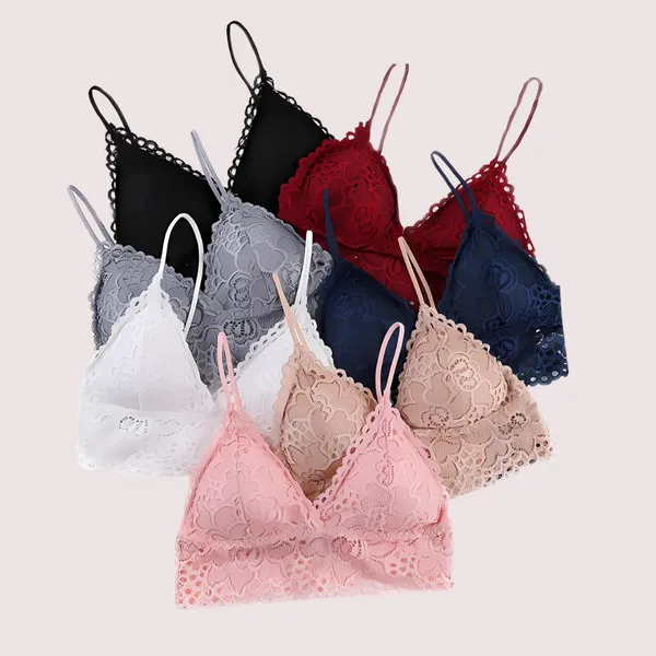 Multicolor_French_Fashion_Padded_Lace_Bralette_Under_Garments_For_Women