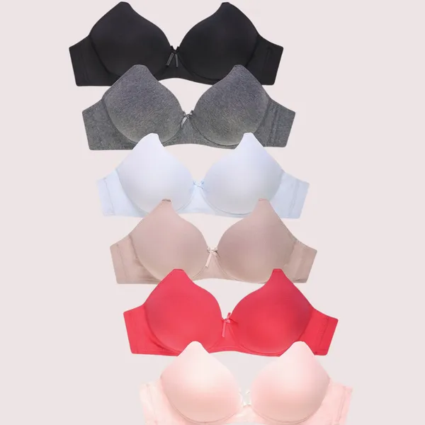 Multicolor_No_Wire_Full_Cup_Light_Padded_Bra_Under_Garments_For_Women