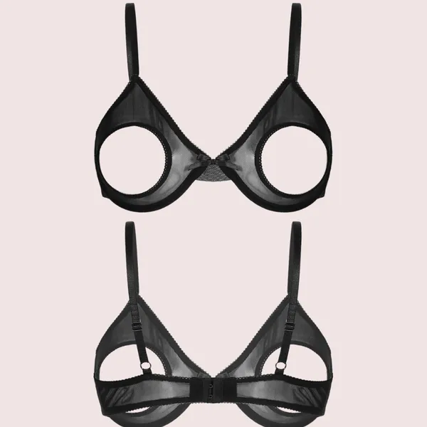 Black_Daring_And_Sexy_Sheer_Open_Cup_Bralette_Under_Garments_For_Women