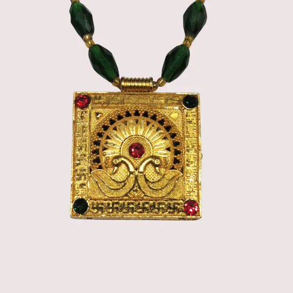 Multicolor_Emerald_Sunburst_Statement_Necklace_Under_Garments_For_Women