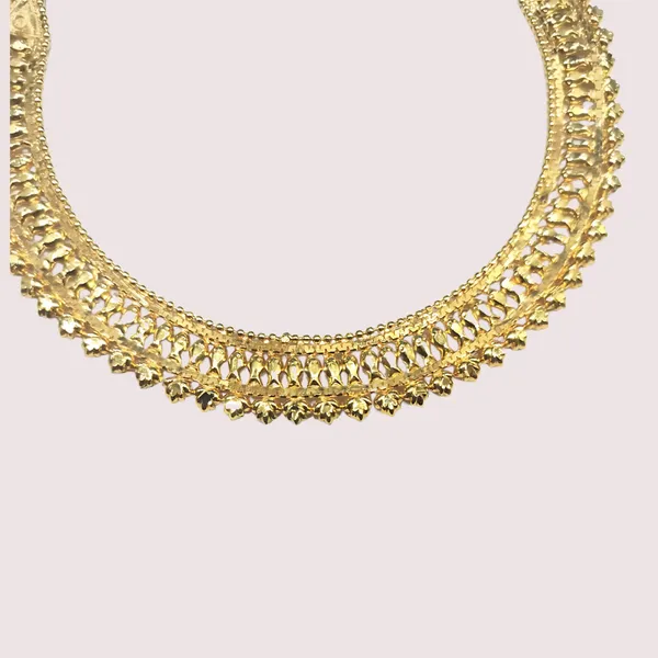 Multicolor_Classic_Radiance_Gold_Plated_Filigree_Necklace_Under_Garments_For_Women