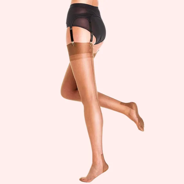 Multicolor_Classic_Sheer_Thigh_High_Stockings_Nude_Finish_Stay_Up_Grip_Under_Garments_For_Women
