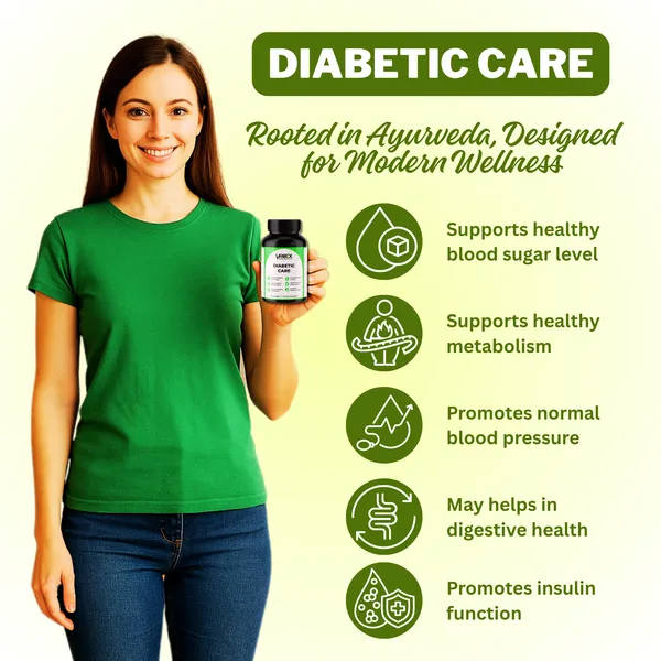 VREEX_Diabetic_Care_Karela_Jamun_Neem_Fenugreek_Extract_Capsules__Blood_Sugar_Support_&_Metabolism_Booster__Herbal_Wellness_Supplement___60_Veg_Capsules