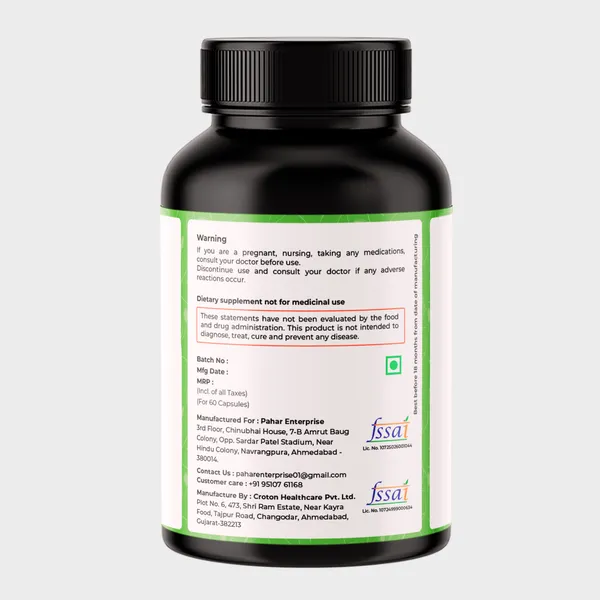 VREEX_Carica_Papaya_Leaf_Extract_500_mg__Supports_Healthy_Platelet_Function,_Immunity_&_Digestion__Natural_Herbal_Supplement_(60_Capsules)
