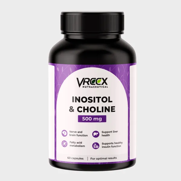 VREEX_Choline_&_Inositol_500_mg__Supports_Brain_Function,_Liver_Health_&_Fat_Metabolism__Nootropic_Supplement0_(60_Capsules)
