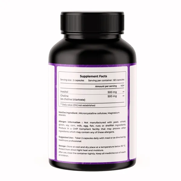 VREEX_Choline_&_Inositol_500_mg__Supports_Brain_Function,_Liver_Health_&_Fat_Metabolism__Nootropic_Supplement0_(60_Capsules)