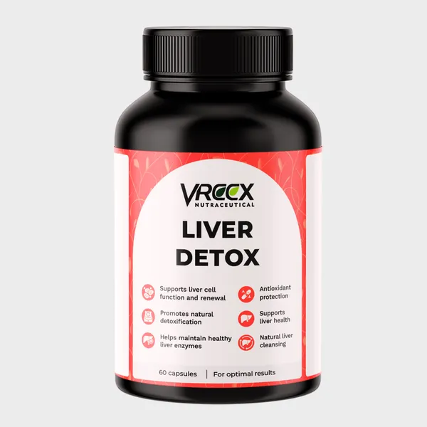 VREEX_Liver_detox_contains_Milk_Thistle_with_Dandelion,_Kutki,_Bhumi_Amla_&_L-Glutathione__Natural_Liver_Support_&_Detox_Supplement__Herbal_Antioxidant_Support__60_Capsules
