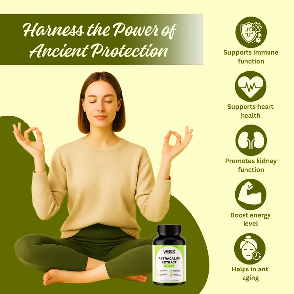 VREEX_Astragalus_Root_Extract_500mg_Capsules__Herbal_Immune_Support_&_Energy_Supplement__Natural_Antioxidant_for_Vitality_&_Wellness__60_Capsules