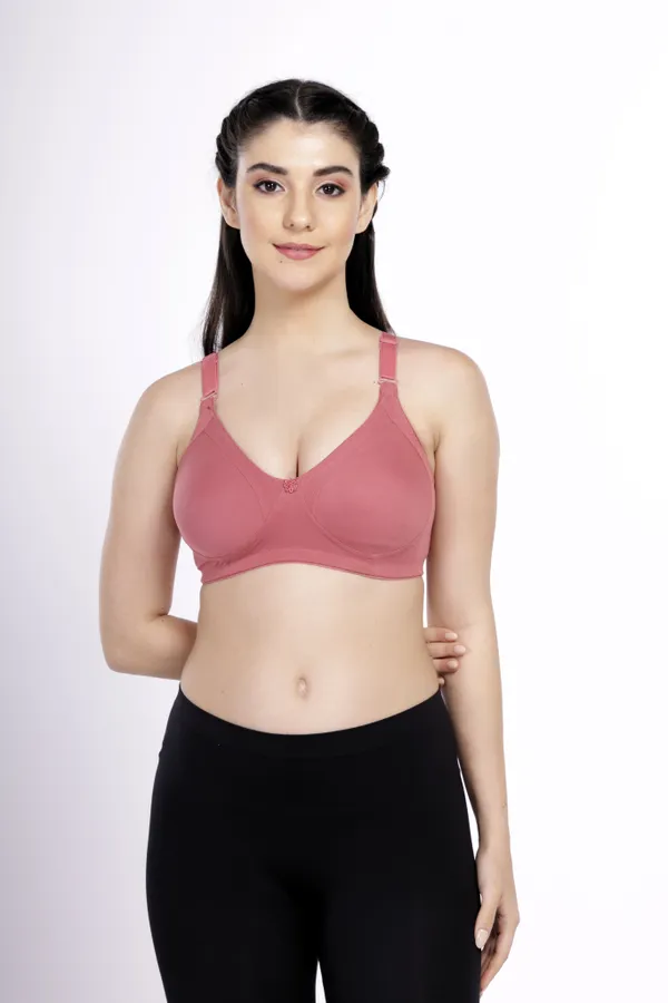 Pink_Pc_Soft_Cotton_Full_Coverage_Non_Padded_Bra_For_Women