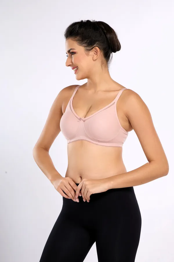 White_And_Pink_Pc_Soft_Cotton_Full_Coverage_Non_Padded_Bra_For_Women