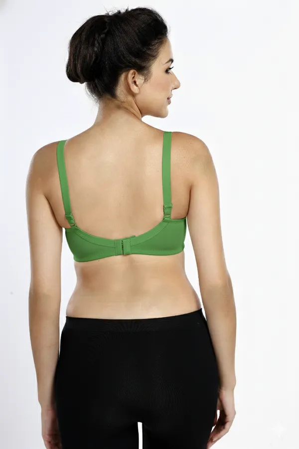 GREEN_Pc_Soft_Cotton_Full_Coverage_Non_Padded_Bra_For_Women
