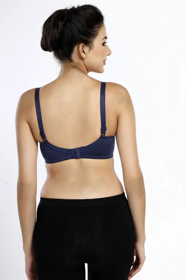 NAVY_Pc_Soft_Cotton_Full_Coverage_Non_Padded_Bra_For_Women