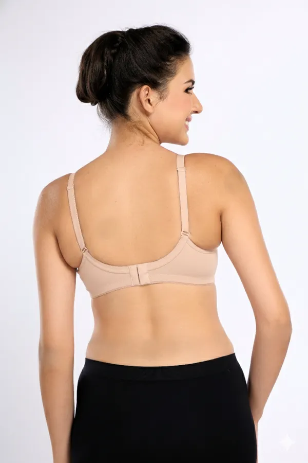 NUDE_Pc_Soft_Cotton_Everyday_T_Shirt_Bra_For_Women