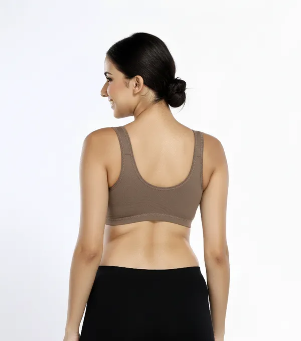 GREY_Cotton_Lycra_Sports_Bra_For_Women