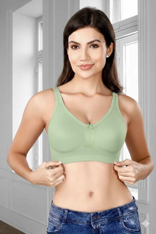 PISTA_Cotton_Lycra_Full_Coverage_Non_Padded_Bra_For_Women