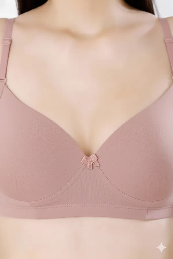 DUSTY_PINK_Cotton_Lycra_Padded_Bra_For_Women