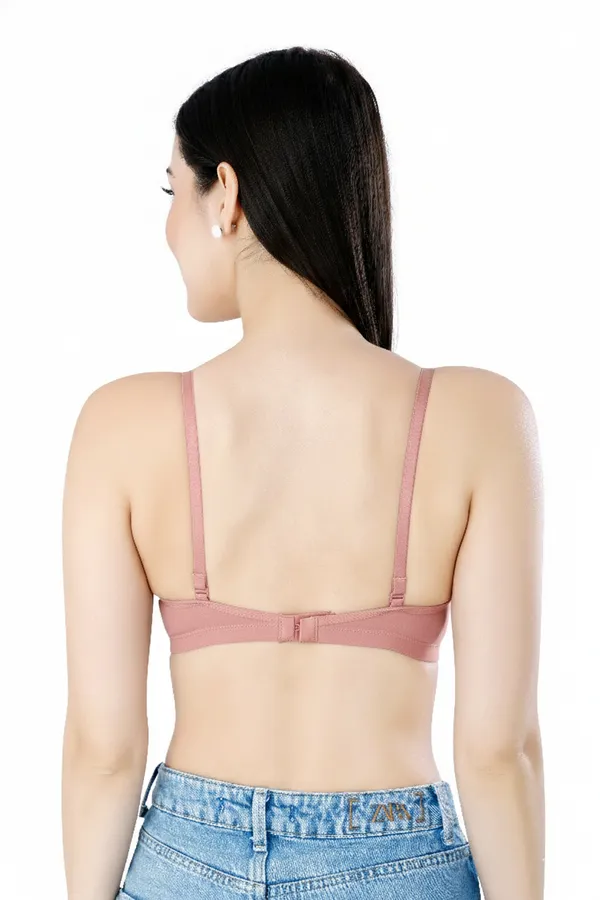 DUSTY_PINK_Cotton_Lycra_Padded_Bra_For_Women
