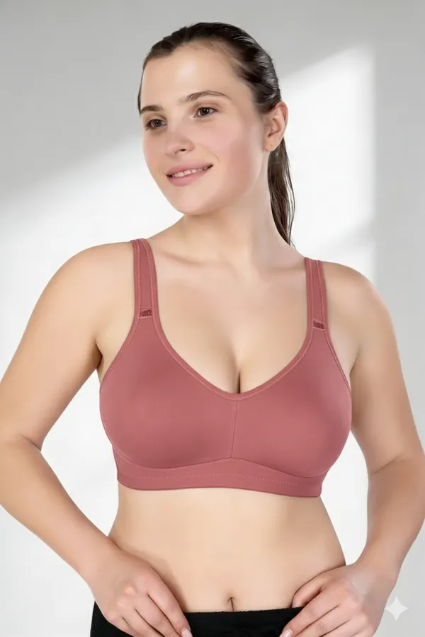 PINK_Cotton_Spacer_Fabric_Full_Coverage_Non_Padded_Bra_For_Women
