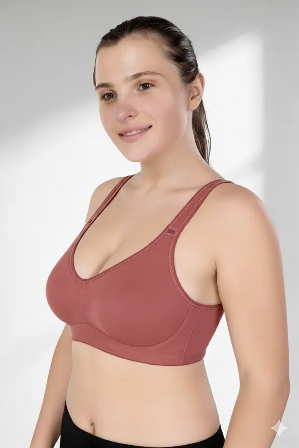 PINK_Cotton_Spacer_Fabric_Full_Coverage_Non_Padded_Bra_For_Women