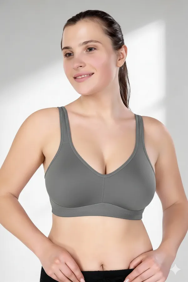 STEEL_GREY_Cotton_Spacer_Fabric_Full_Coverage_Non_Padded_Bra_For_Women