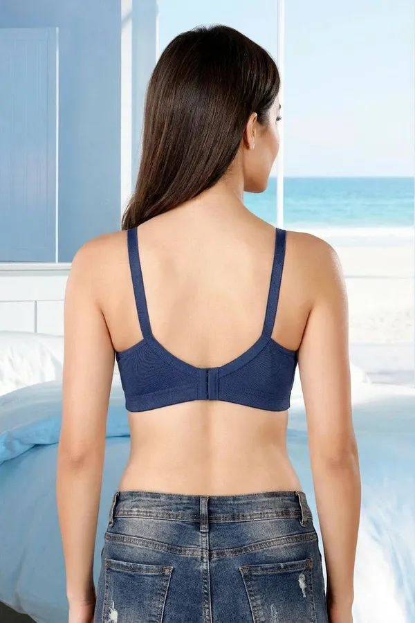 NAVY_FULL_COVERAGE_D_CUP_COTTON_BRA_FOR_WOMEN
