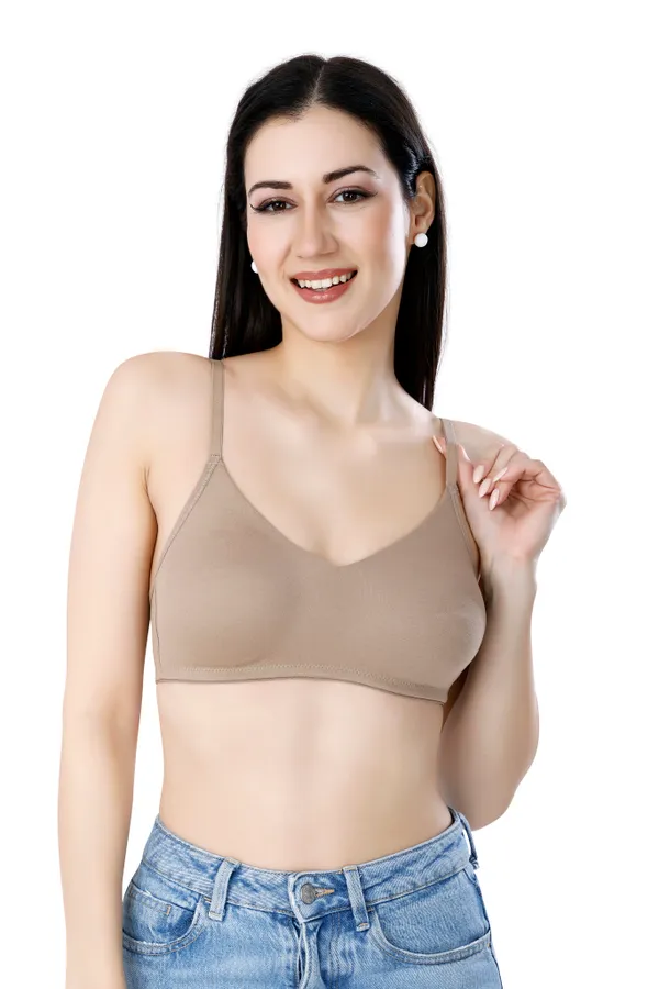 MOCHA_Pc_Soft_Cotton_Everyday_T_Shirt_Bra_For_Women